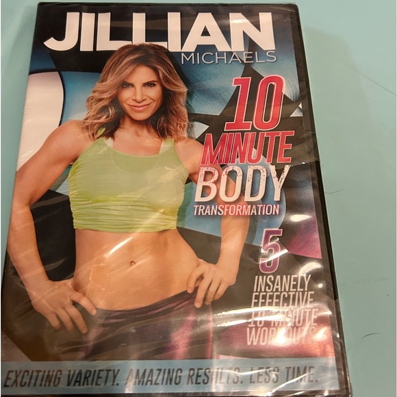 2/$10 Jillian Michaels exercise Program DVD 10 minute body transformation new - Picture 1 of 4